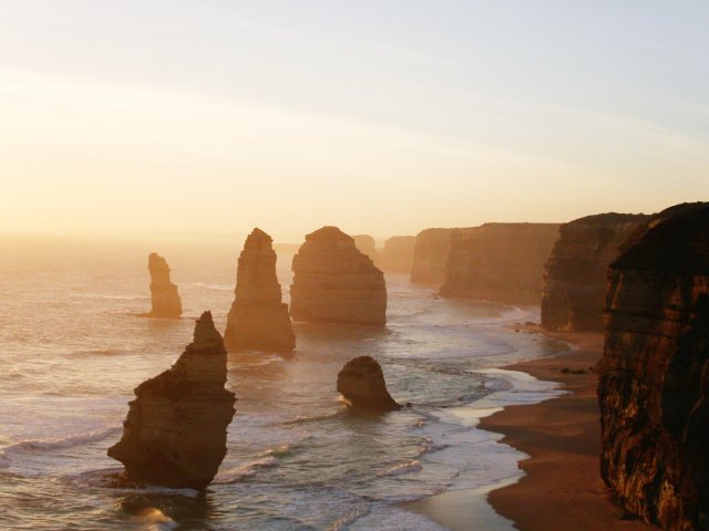 Die 12 Apostel, Felsen an der Küste von Australien